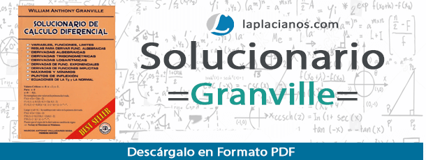 descargar solucionario granville calculo diferencial e integral pdf